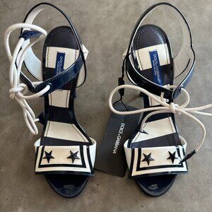 Dolce & Gabbana Marina Leather Sandal 35.5